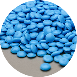 Blue HDPE